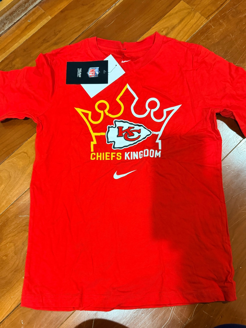 Nike Red Kansas City Chiefs 'Chiefs Kingdom' Tee with Logo